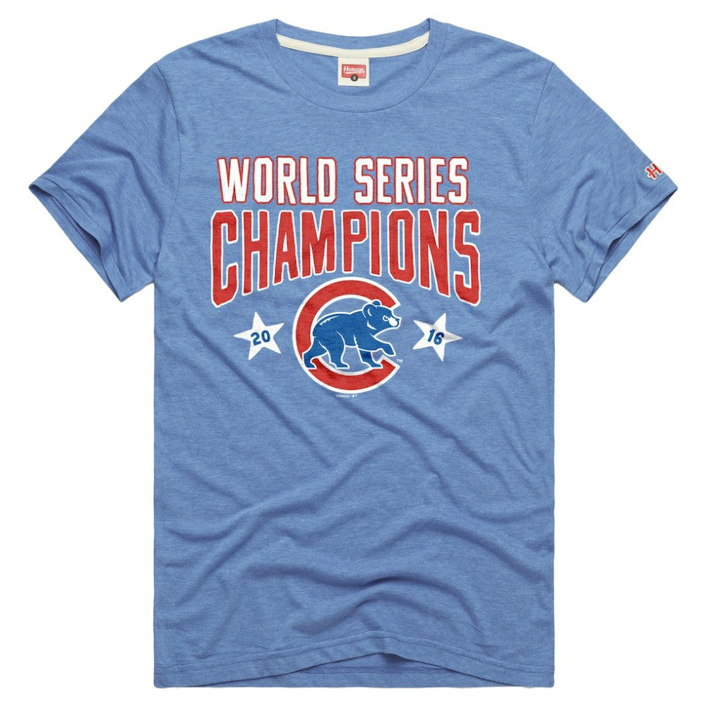 Chicago Cubs Homage Tri-Blend Hyperlocal T-Shirt - MLB