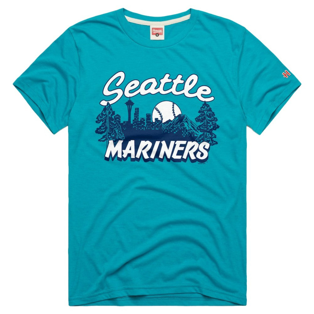 Seattle Mariners Homage Tri-Blend Hyperlocal T-Shirt - MLB