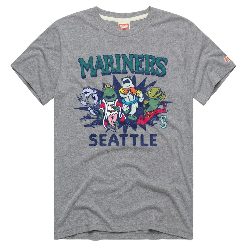 Seattle Mariners Homage Tri-Blend Hyperlocal T-Shirt - MLB