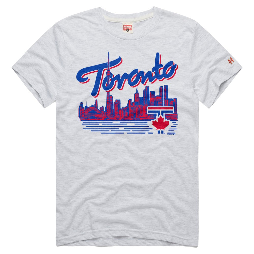 Toronto Blue Jays Homage Tri-Blend Hyperlocal T-Shirt - MLB