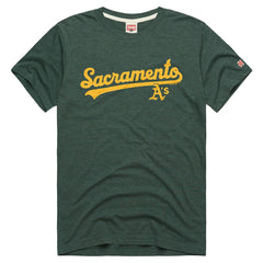 Athletics Homage Tri-Blend Hyperlocal T-Shirt - MLB