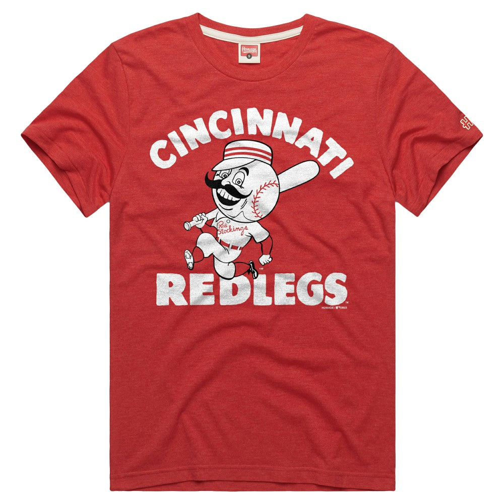 Cincinnati Reds Homage Tri-Blend Hyperlocal T-Shirt - MLB