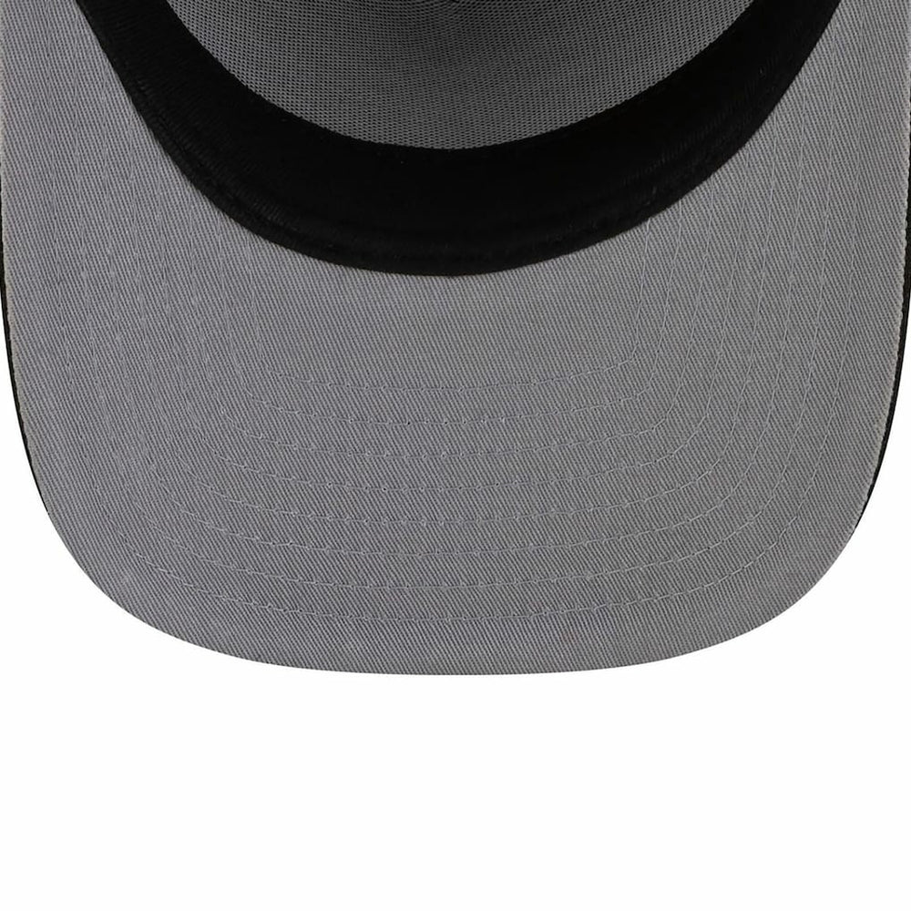 New England Patriots New Era 2025 AFC Champions Locker Room Trophy Collection A-Frame 9FIFTY Snapback Hat Black | NFL