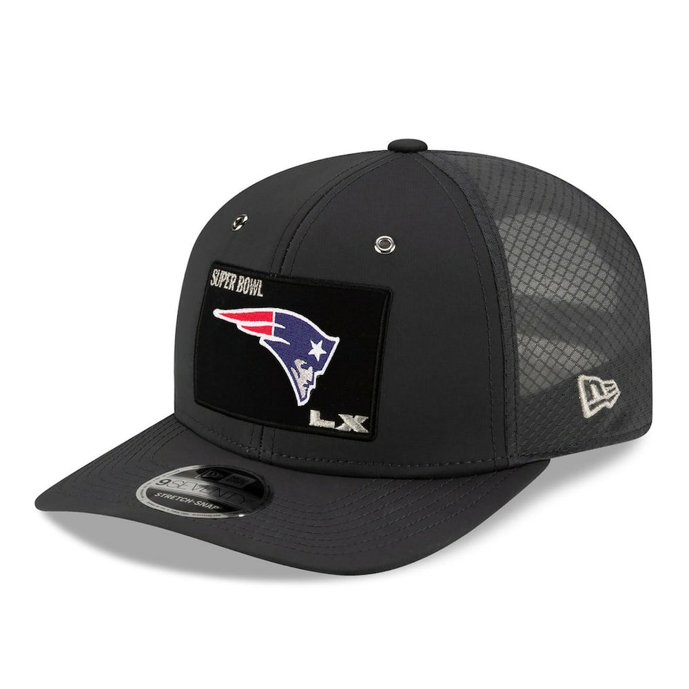 New England Patriots New Era Super Bowl LX Opening Night 9SEVENTY Adjustable Hat Charcoal | NFL