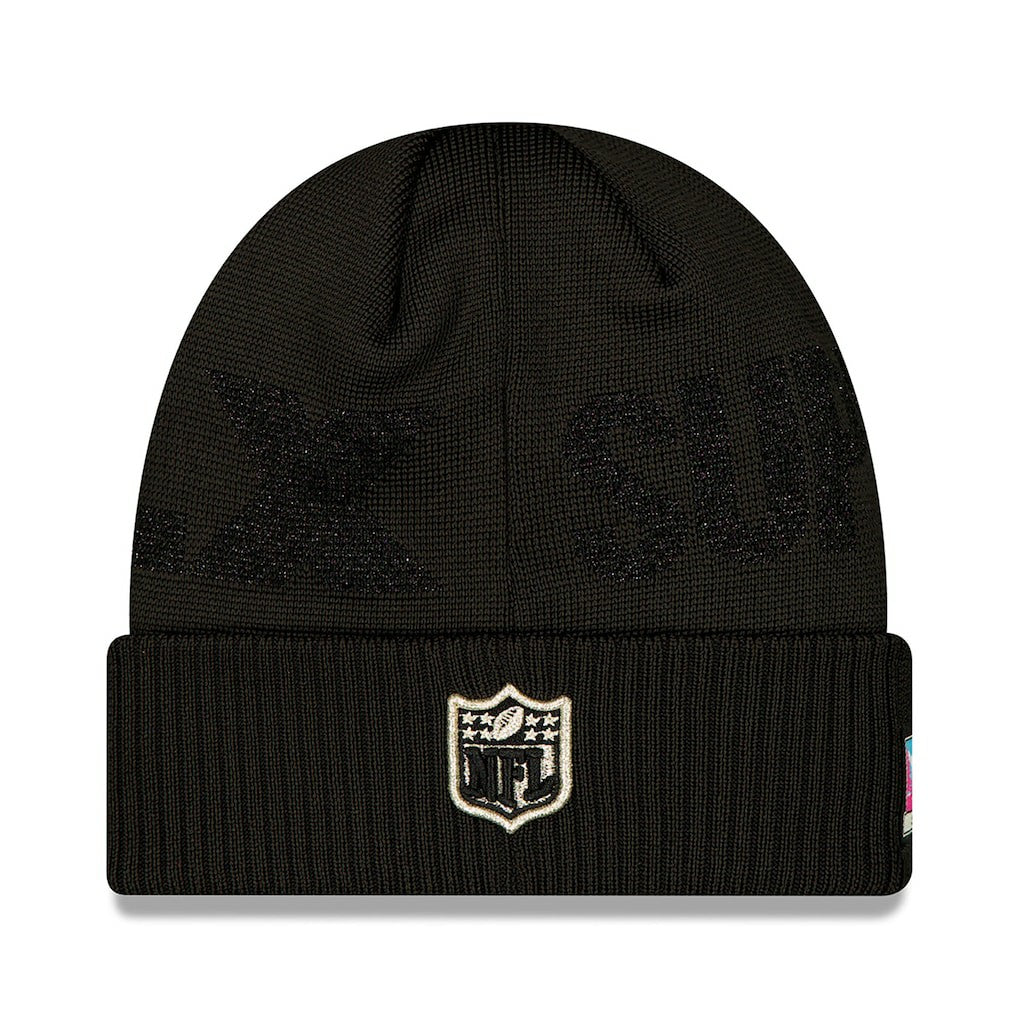 New England Patriots New Era Super Bowl LX Opening Night Cuffed Knit Hat Black | NFL