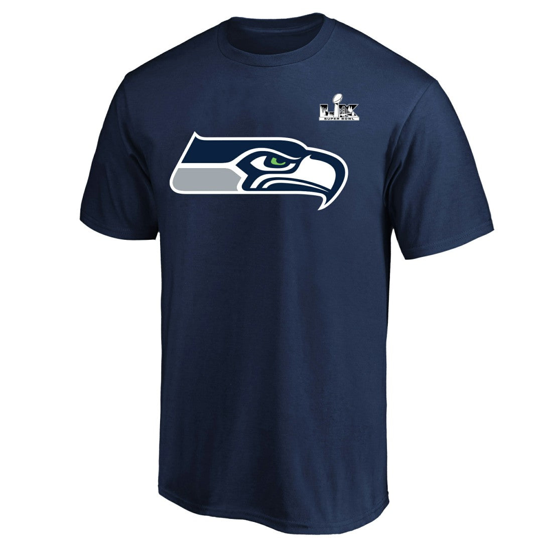 Jaxon Smith-Njigba Seattle Seahawks Super Bowl LX Patch Big & Tall Name & Number T-Shirt College Navy | Fanatics