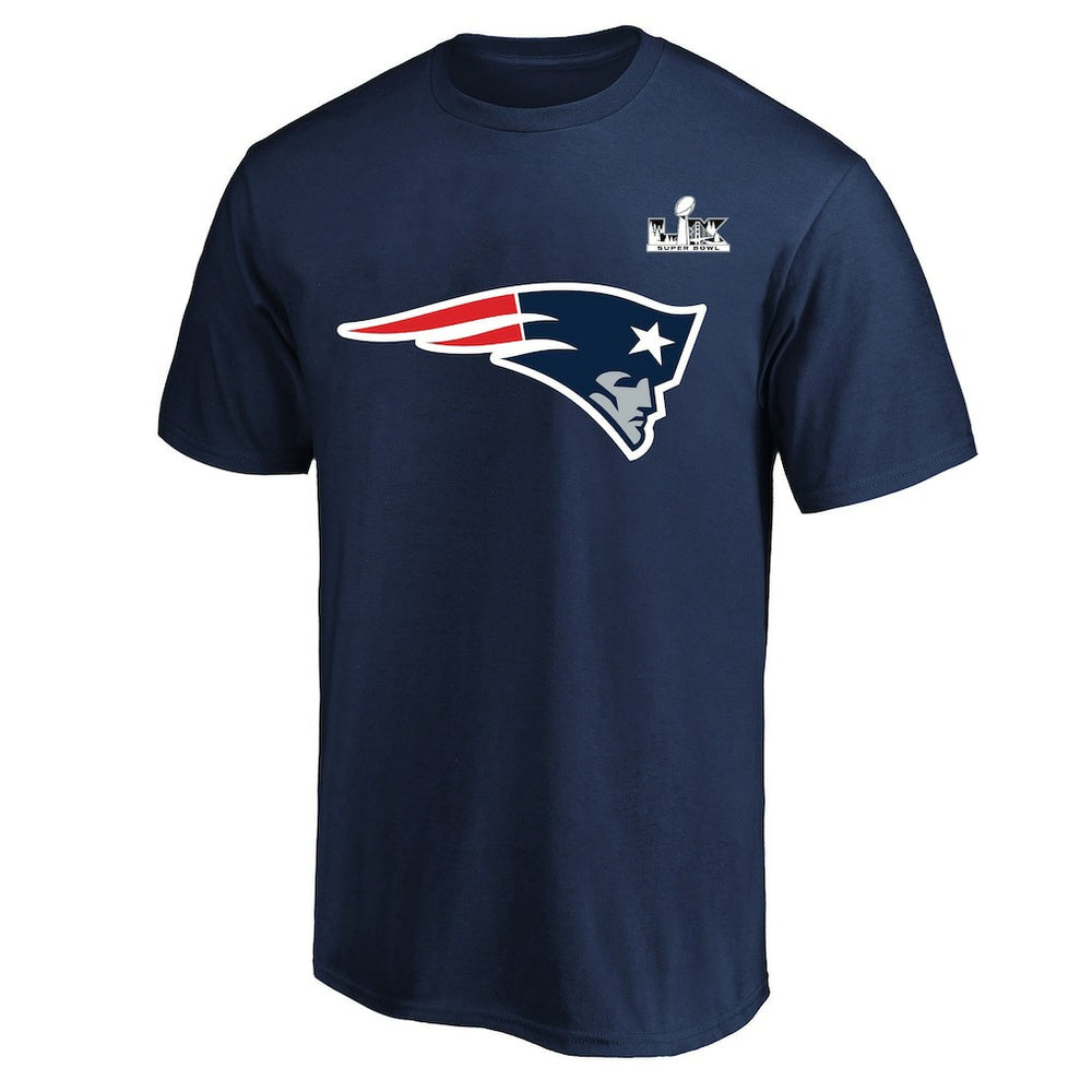 Drake Maye New England Patriots Super Bowl LX Patch Big & Tall Name & Number T-Shirt Navy | Fanatics