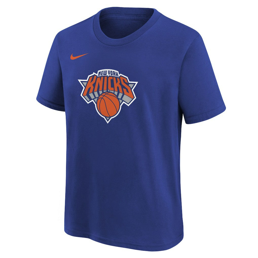 New York Knicks Youth Team Essential Logo T-Shirt Blue - NBA