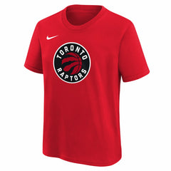 Toronto Raptors Youth Team Essential Logo T-Shirt Red - NBA