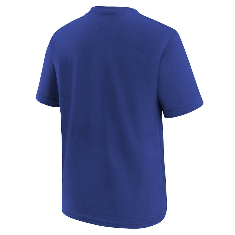 Golden State Warriors Youth Team Essential Logo T-Shirt Royal - NBA