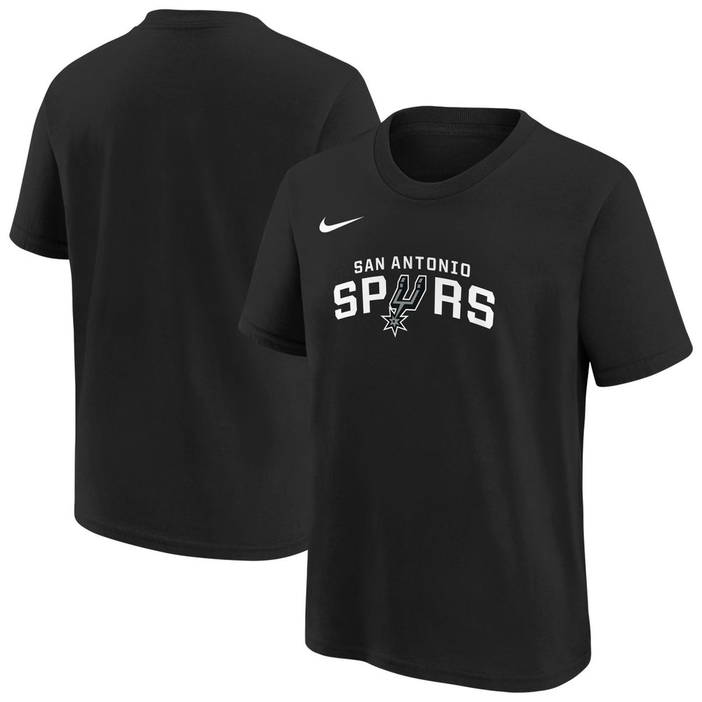 San Antonio Spurs Youth Team Essential Logo T-Shirt Black - NBA