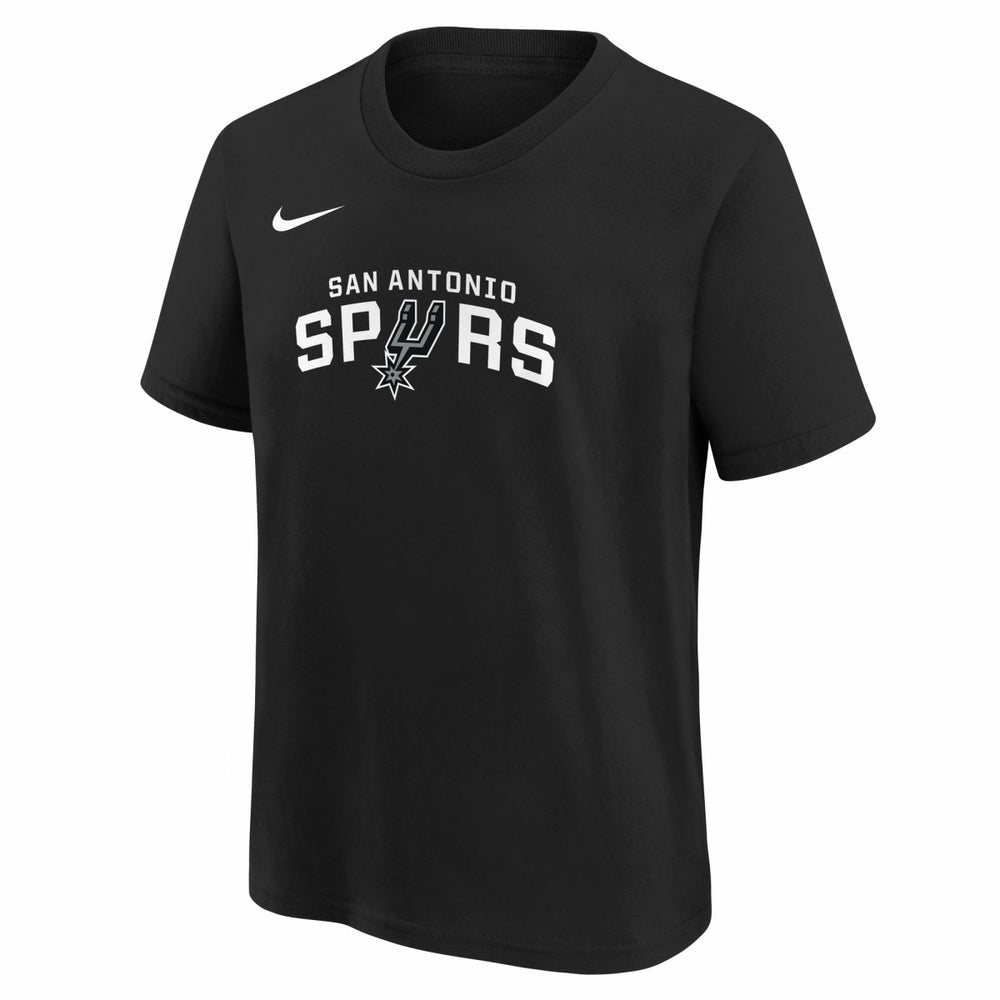 San Antonio Spurs Youth Team Essential Logo T-Shirt Black - NBA