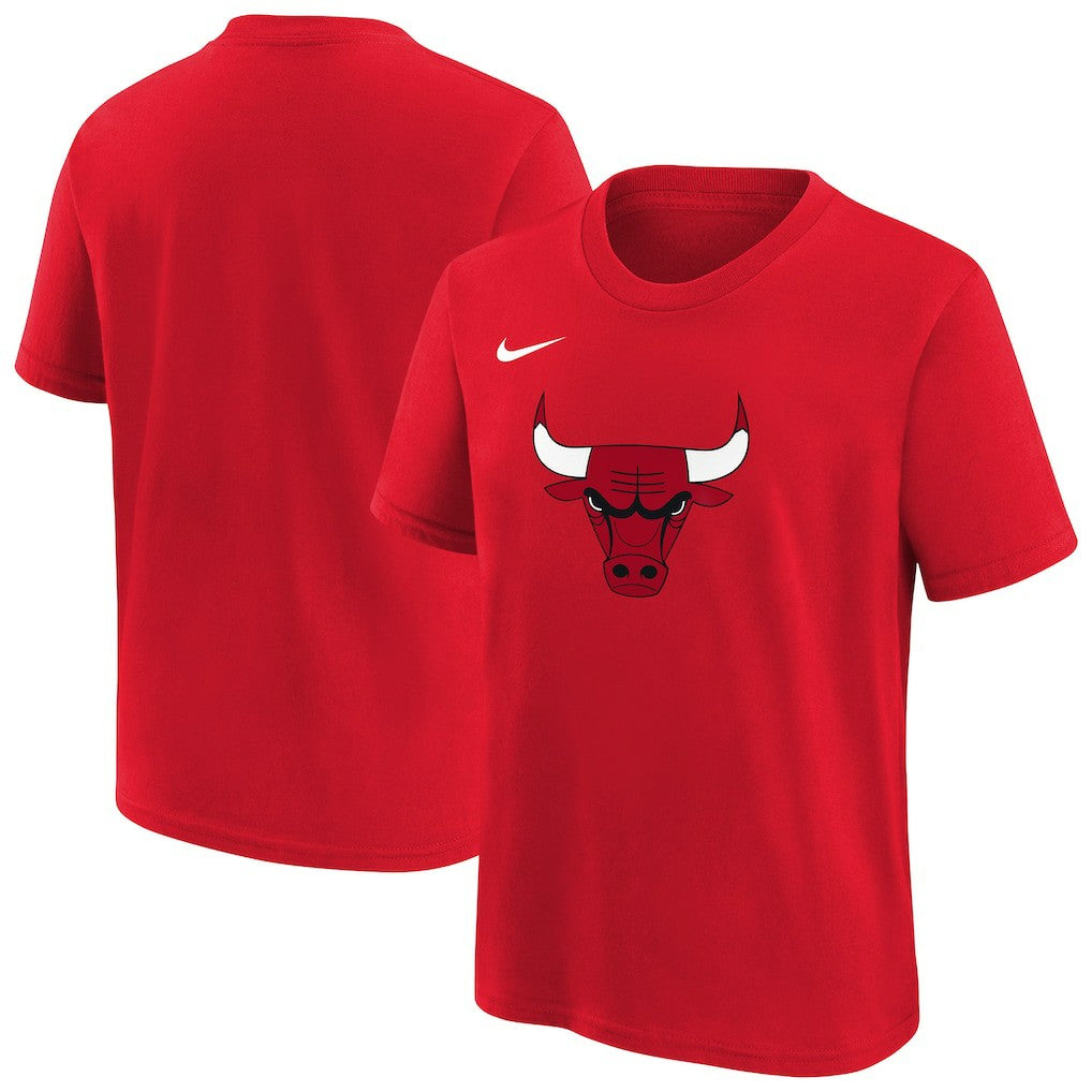 Chicago Bulls Youth Team Essential Logo T-Shirt Red - NBA