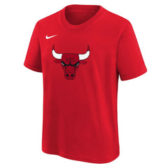 Chicago Bulls Youth Team Essential Logo T-Shirt Red - NBA