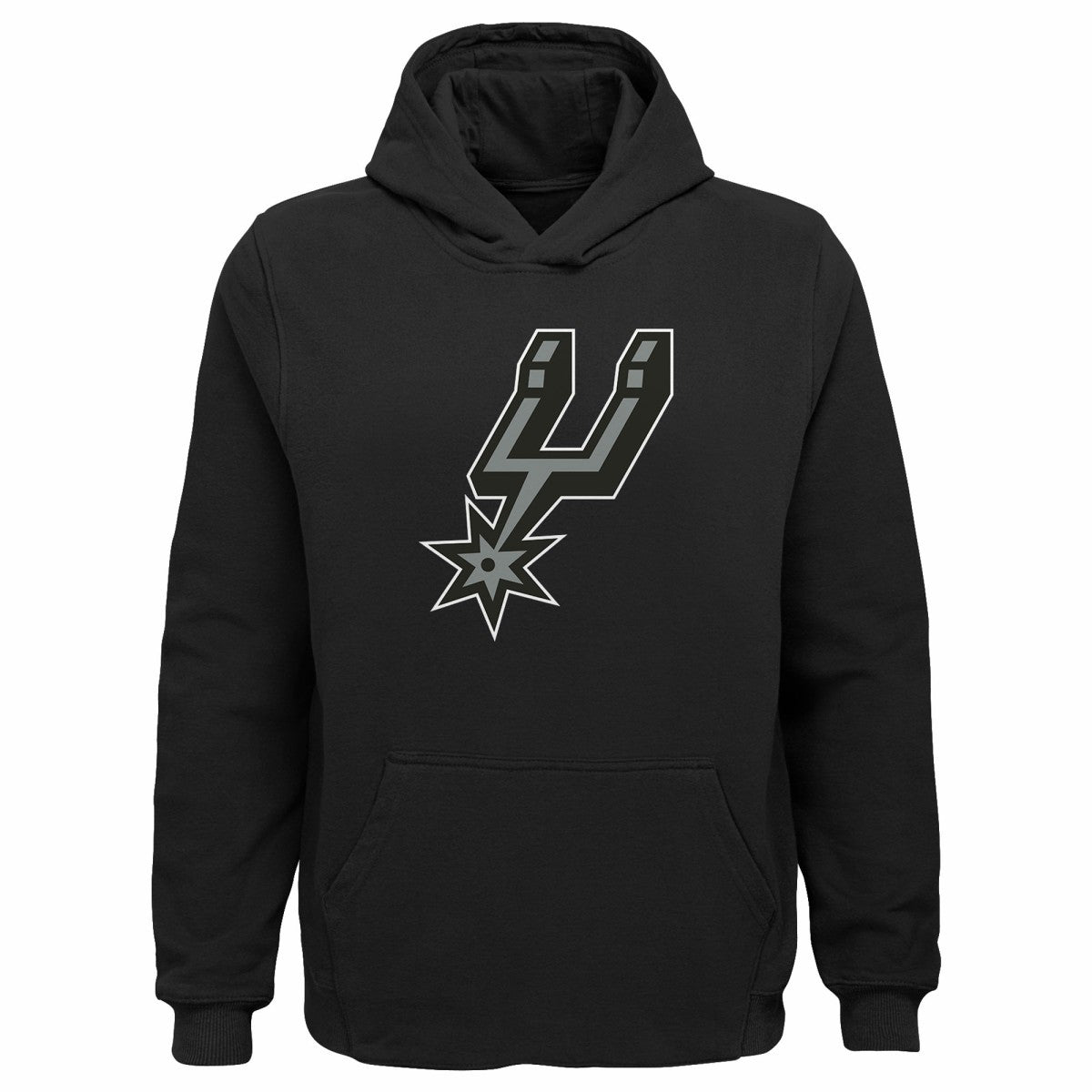 San Antonio Spurs Outerstuff Youth Primary Logo Pullover Hoodie Black - NBA