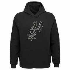 San Antonio Spurs Outerstuff Youth Primary Logo Pullover Hoodie Black - NBA