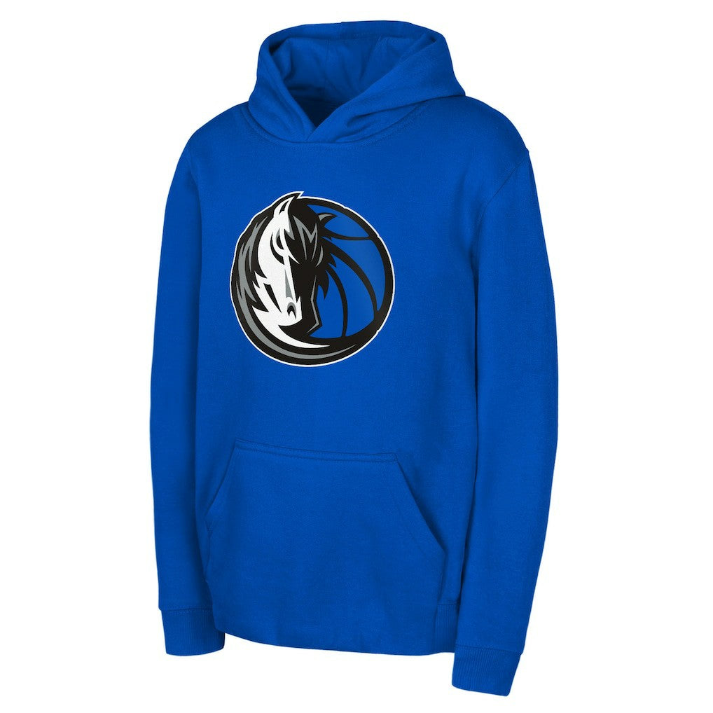 Dallas Mavericks Outerstuff Youth Primary Logo Pullover Hoodie Royal - NBA