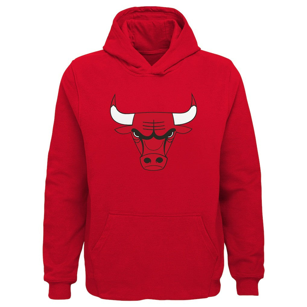 Chicago Bulls Outerstuff Youth Primary Logo Pullover Hoodie Red - NBA