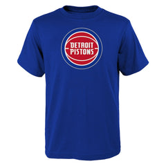 Detroit Pistons Outerstuff Youth Primary Logo T-Shirt Royal - NBA