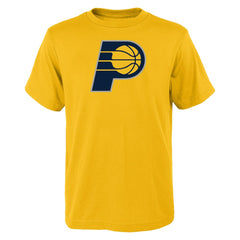 Indiana Pacers Outerstuff Youth Primary Logo T-Shirt Yellow - NBA