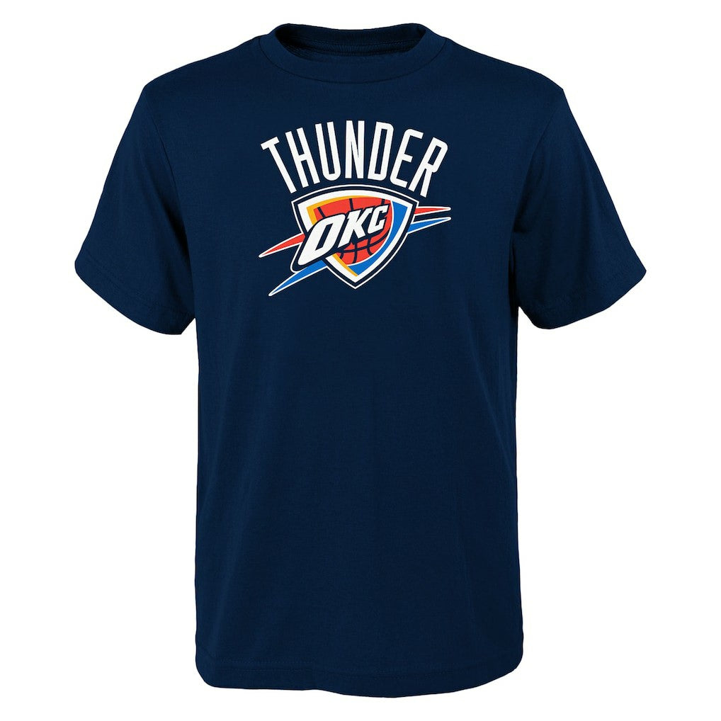 Oklahoma City Thunder Outerstuff Youth Primary Logo T-Shirt Navy - NBA