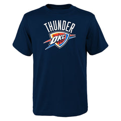 Oklahoma City Thunder Outerstuff Youth Primary Logo T-Shirt Navy - NBA