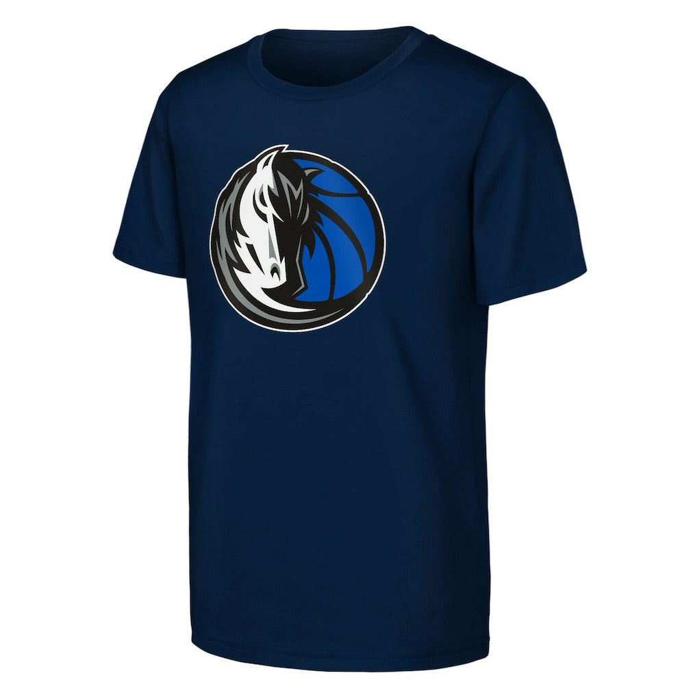 Dallas Mavericks Outerstuff Youth Primary Logo T-Shirt Navy - NBA