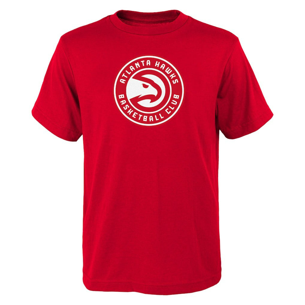 Atlanta Hawks Outerstuff Youth Primary Logo T-Shirt Red - NBA