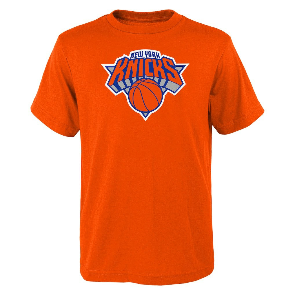 New York Knicks Outerstuff Youth Primary Logo T-Shirt Orange - NBA
