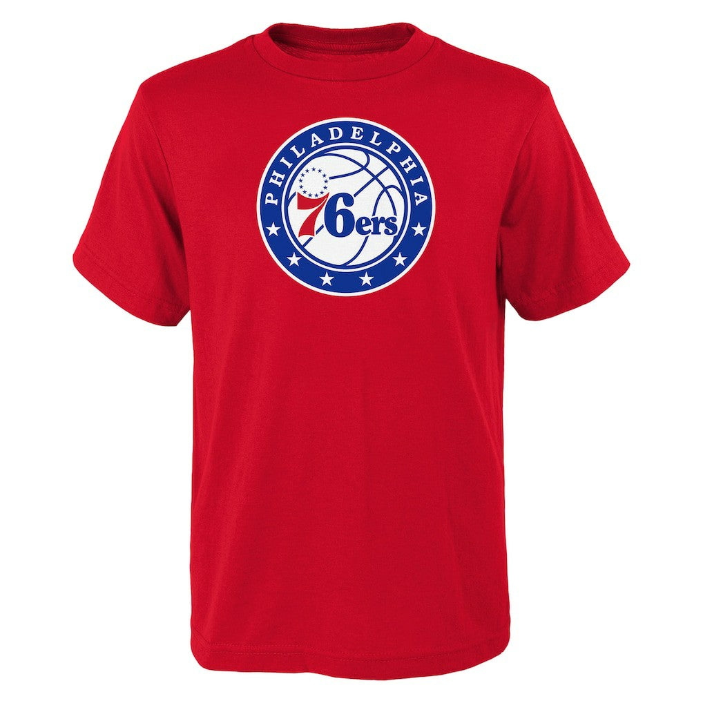 Philadelphia 76ers Outerstuff Youth Primary Logo T-Shirt Red - NBA