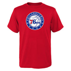 Philadelphia 76ers Outerstuff Youth Primary Logo T-Shirt Red - NBA