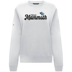 Utah Mammoth Levelwear Women's Yvette Big Script Tri-Blend Sweatshirt - White - NHL