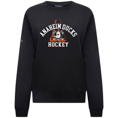 Anaheim Ducks Levelwear Women's Yvette Limelight Big Letter Sweatshirt - Black - NHL