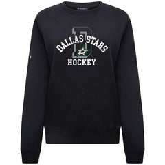 Dallas Stars Levelwear Women's Yvette Limelight Big Letter Sweatshirt - Black - NHL