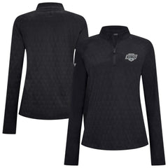 Los Angeles Kings Levelwear Women's Spike Raglan Quarter-Zip Top - Black - NHL