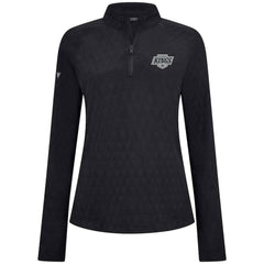 Los Angeles Kings Levelwear Women's Spike Raglan Quarter-Zip Top - Black - NHL