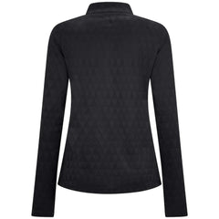 Detroit Red Wings Levelwear Women's Spike Raglan Quarter-Zip Top - Black - NHL