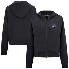 Tampa Bay Lightning Levelwear Women's Judd Raglan Full-Zip Hoodie - Black - NHL