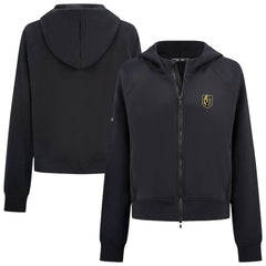 Vegas Golden Knights Levelwear Women's Judd Raglan Full-Zip Hoodie - Black - NHL