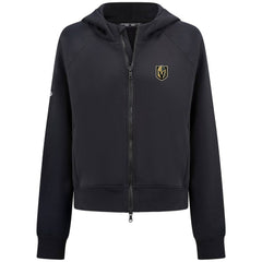 Vegas Golden Knights Levelwear Women's Judd Raglan Full-Zip Hoodie - Black - NHL