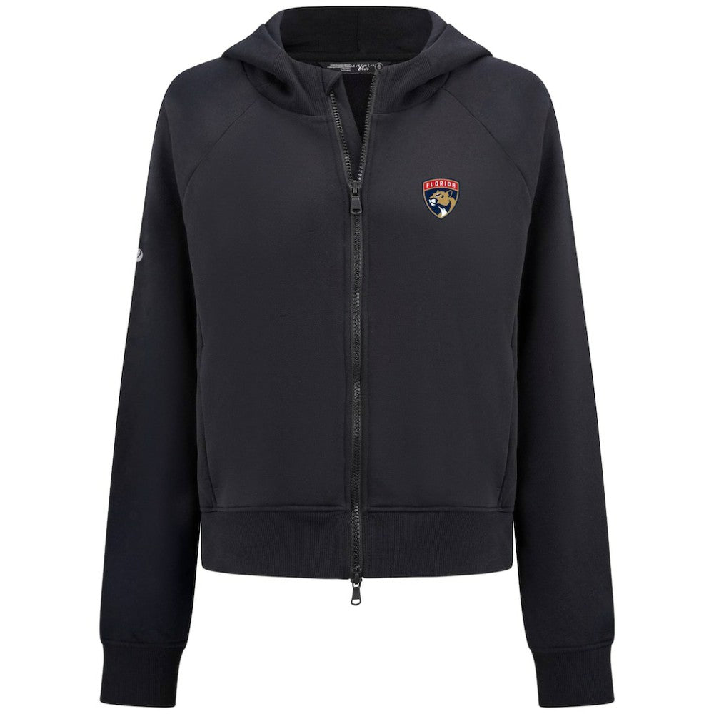 Florida Panthers Levelwear Women's Judd Raglan Full-Zip Hoodie - Black - NHL