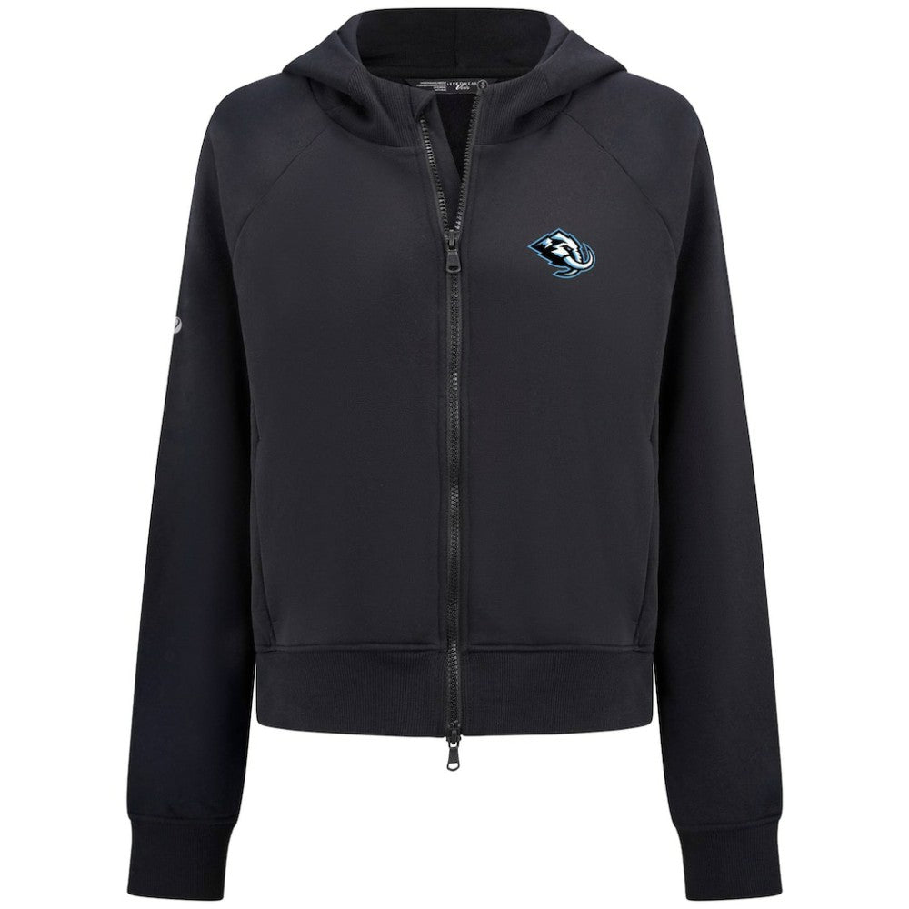 Utah Mammoth Levelwear Women's Judd Raglan Full-Zip Hoodie - Black - NHL