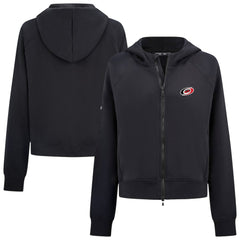 Carolina Hurricanes Levelwear Women's Judd Raglan Full-Zip Hoodie - Black - NHL
