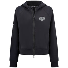 Los Angeles Kings Levelwear Women's Judd Raglan Full-Zip Hoodie - Black - NHL