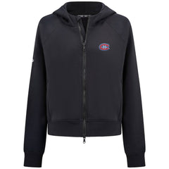 Montreal Canadiens Levelwear Women's Judd Raglan Full-Zip Hoodie - Black - NHL