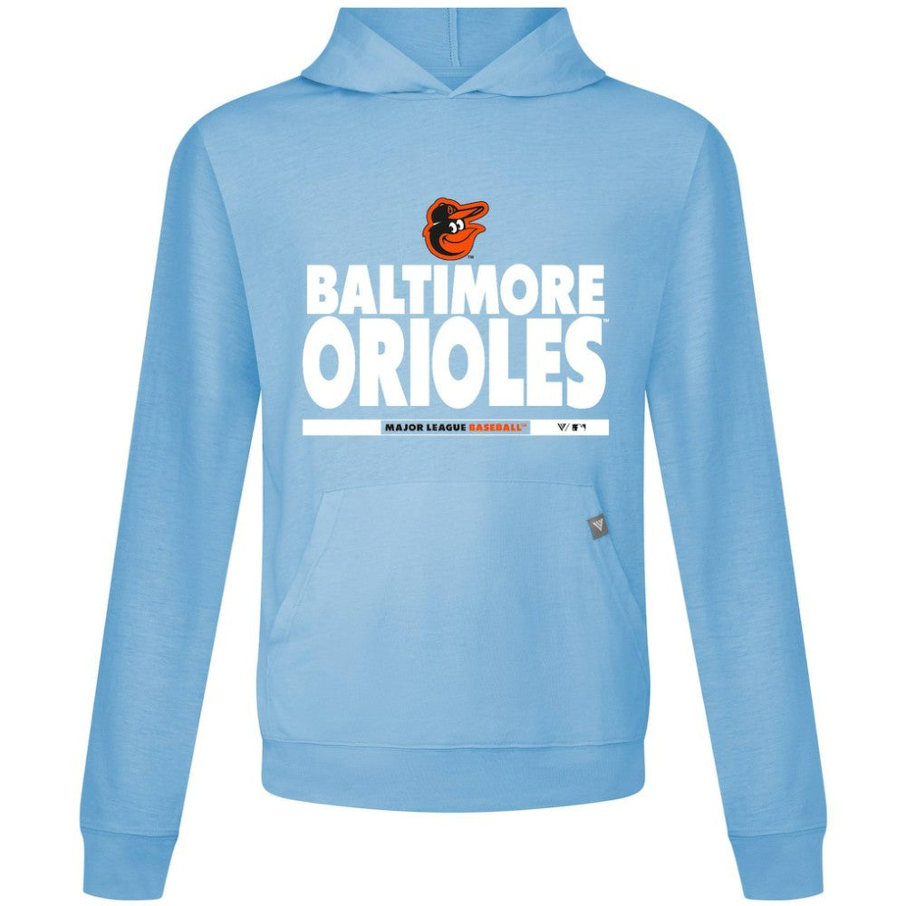 Baltimore Orioles Levelwear Relay Center Stage Long Sleeve Hooded T-Shirt - MLB