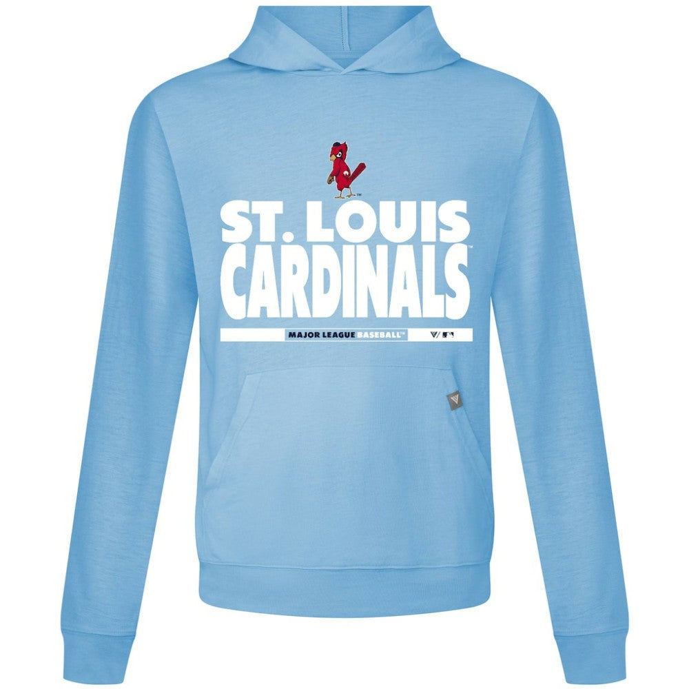 St. Louis Cardinals Levelwear Relay Center Stage Long Sleeve Hooded T-Shirt - MLB