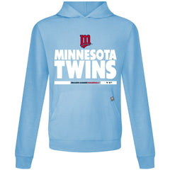 Minnesota Twins Levelwear Relay Center Stage Long Sleeve Hooded T-Shirt - MLB