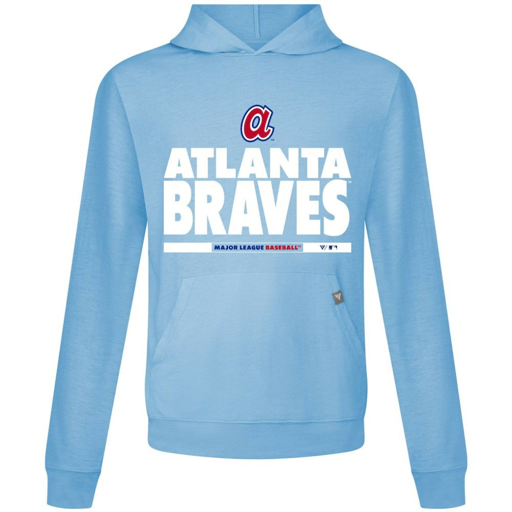 Atlanta Braves Levelwear Relay Center Stage Long Sleeve Hooded T-Shirt - MLB