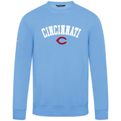 Cincinnati Reds Levelwear Zane Felt Arch Pullover Sweatshirt - MLB